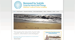 Desktop Screenshot of bereavedbysuicide.com.au